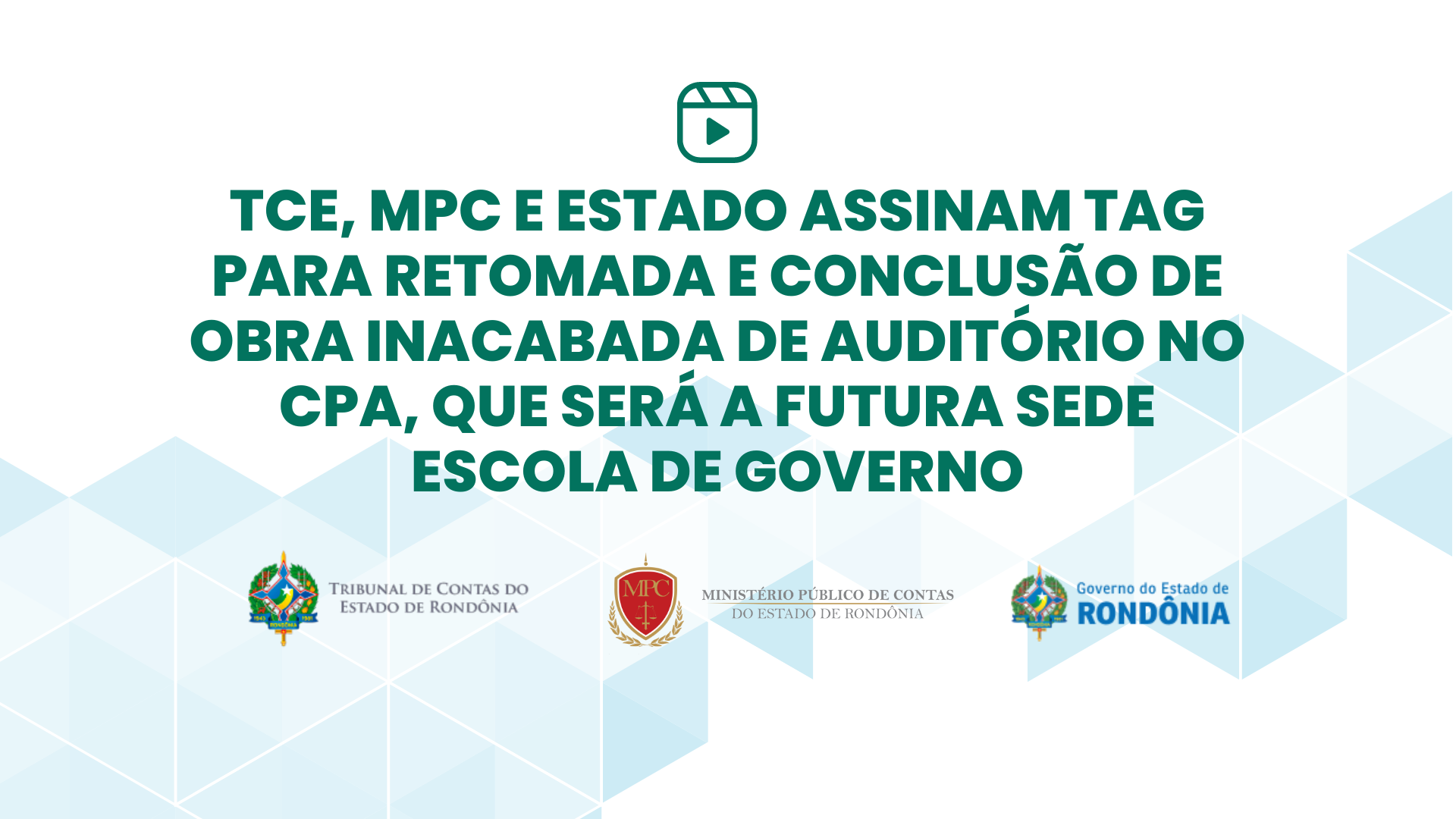 Vídeo aborda assinatura de TAG envolvendo TCE MPC e Governo do Estado