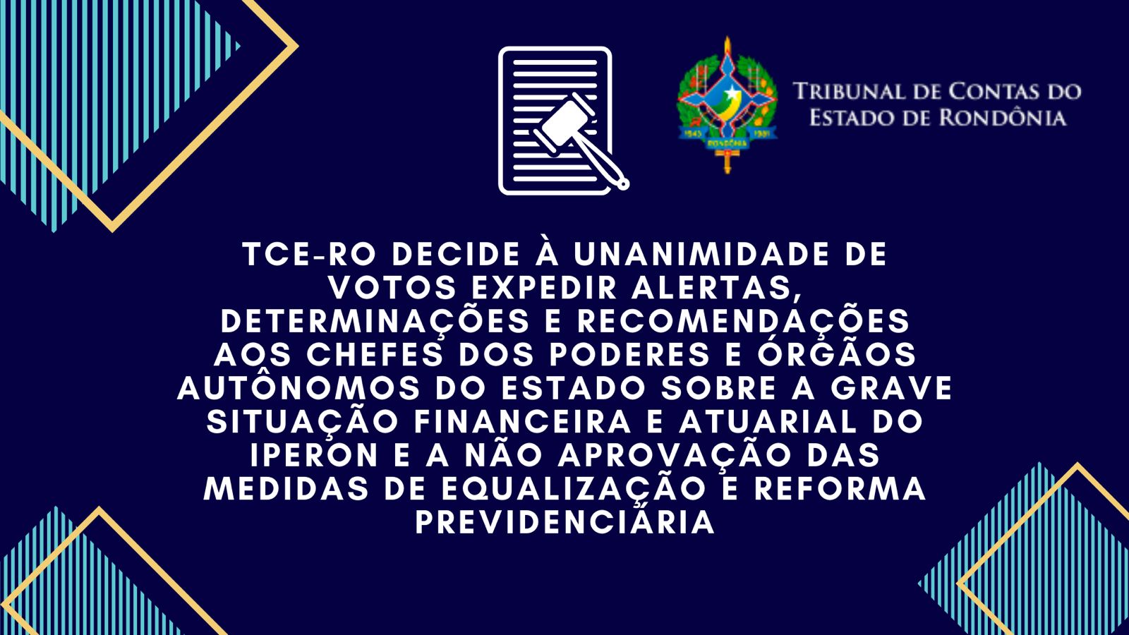 TCE-RO edita ato e estabelece horário de expediente durante os