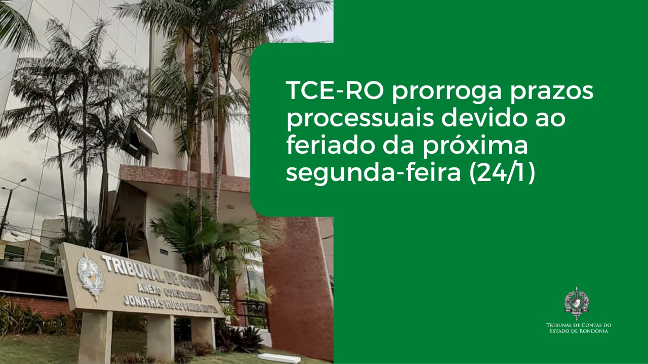 TCE-RO edita ato e estabelece horário de expediente durante os